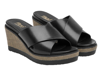 Sandalias Flexi Negro para Mujer