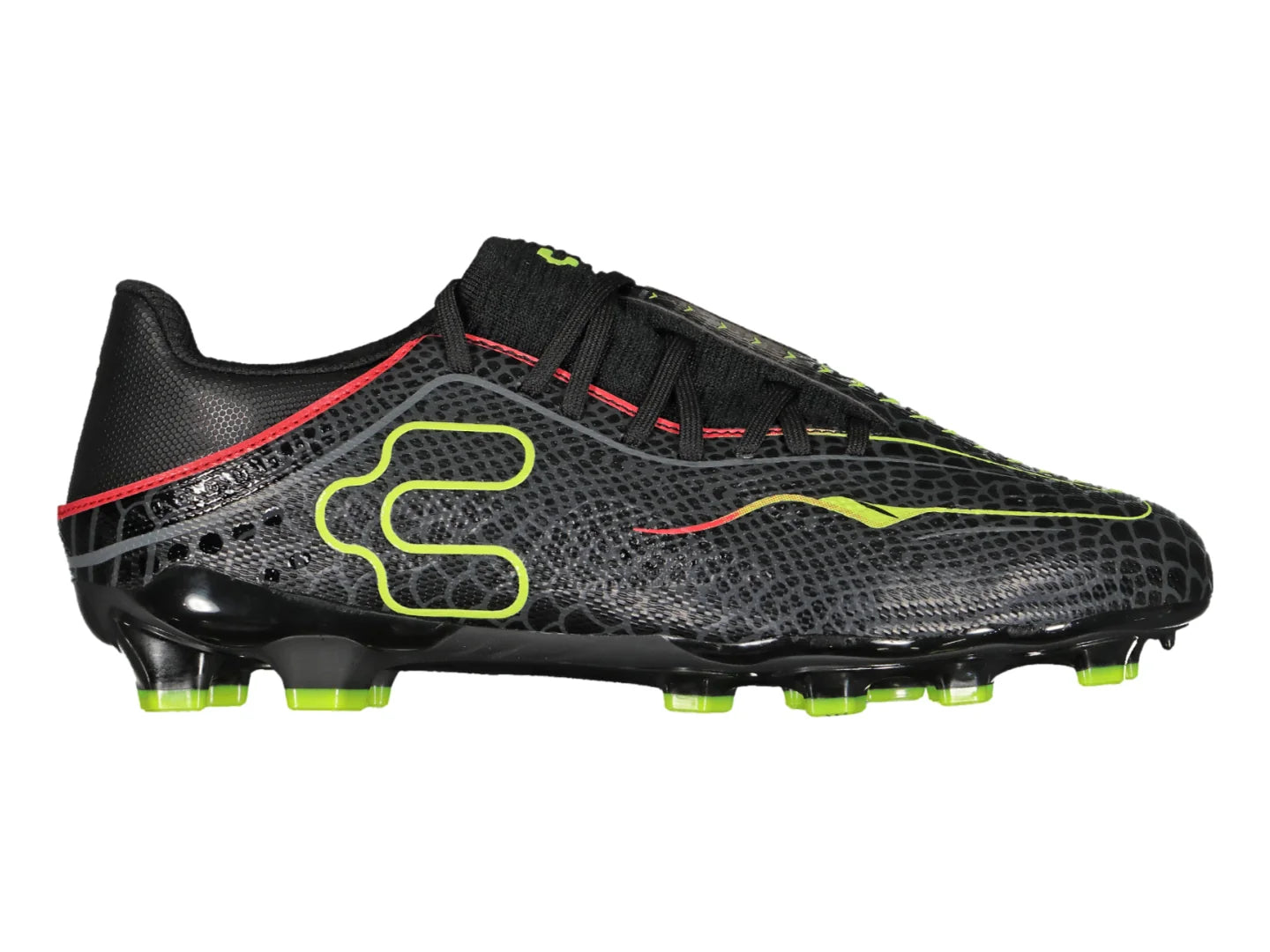Tenis Charly Soccer Negro con Limón para Hombre
