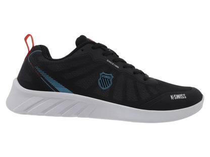 Tenis K Swiss Corel Negro con Azul y Naranja para Hombre