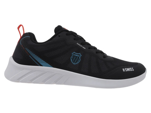 Tenis K Swiss Corel Negro con Azul y Naranja para Hombre