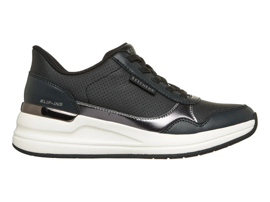 Tenis Skechers Street Negro y Blanco para Mujer