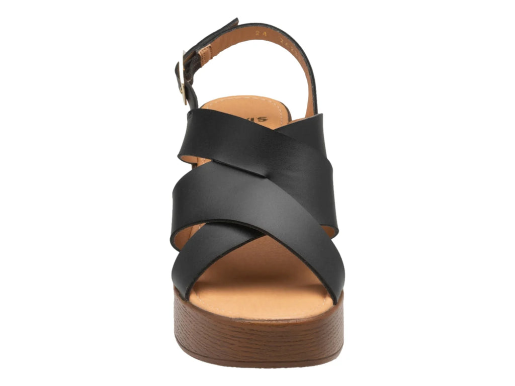 Sandalias Plataforma Levis Negras para Mujer