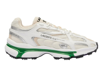 Tenis Lacoste L003 Blanco y Verde para Hombre