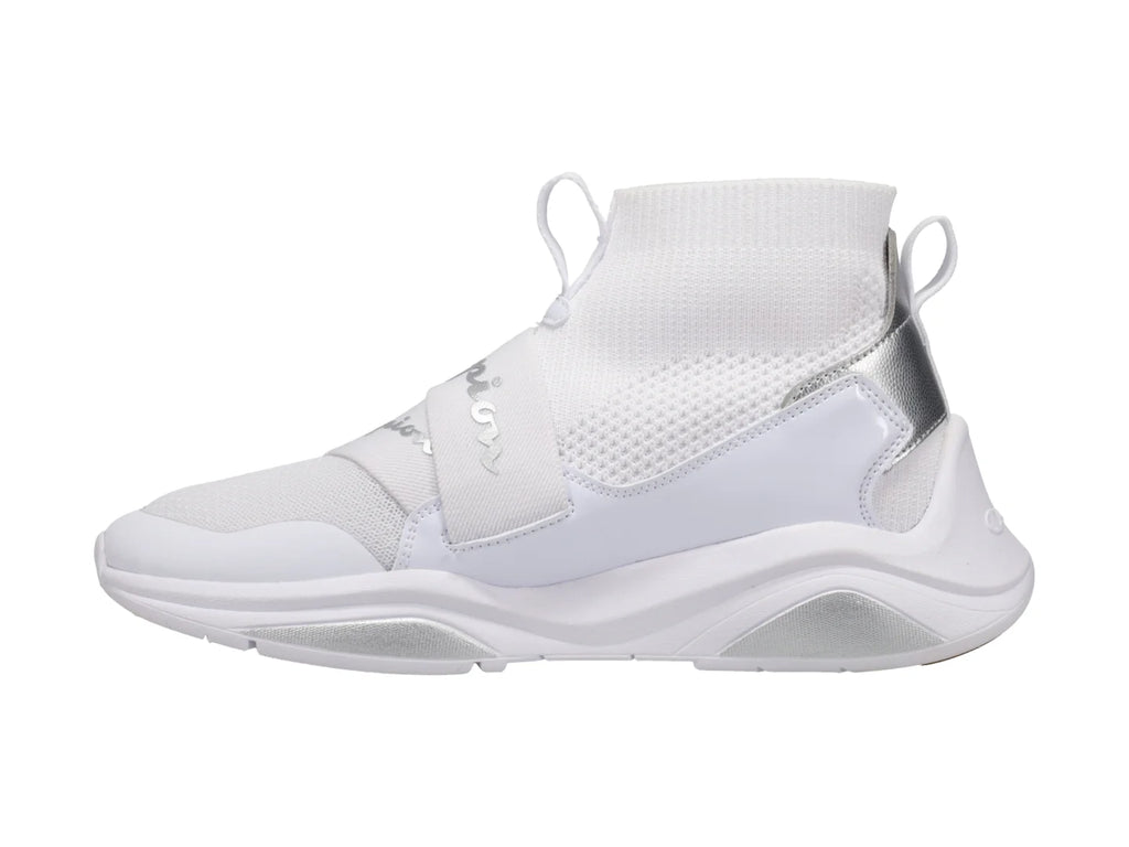 Tenis Champion Lady Legend V Blanco y Plata para Mujer
