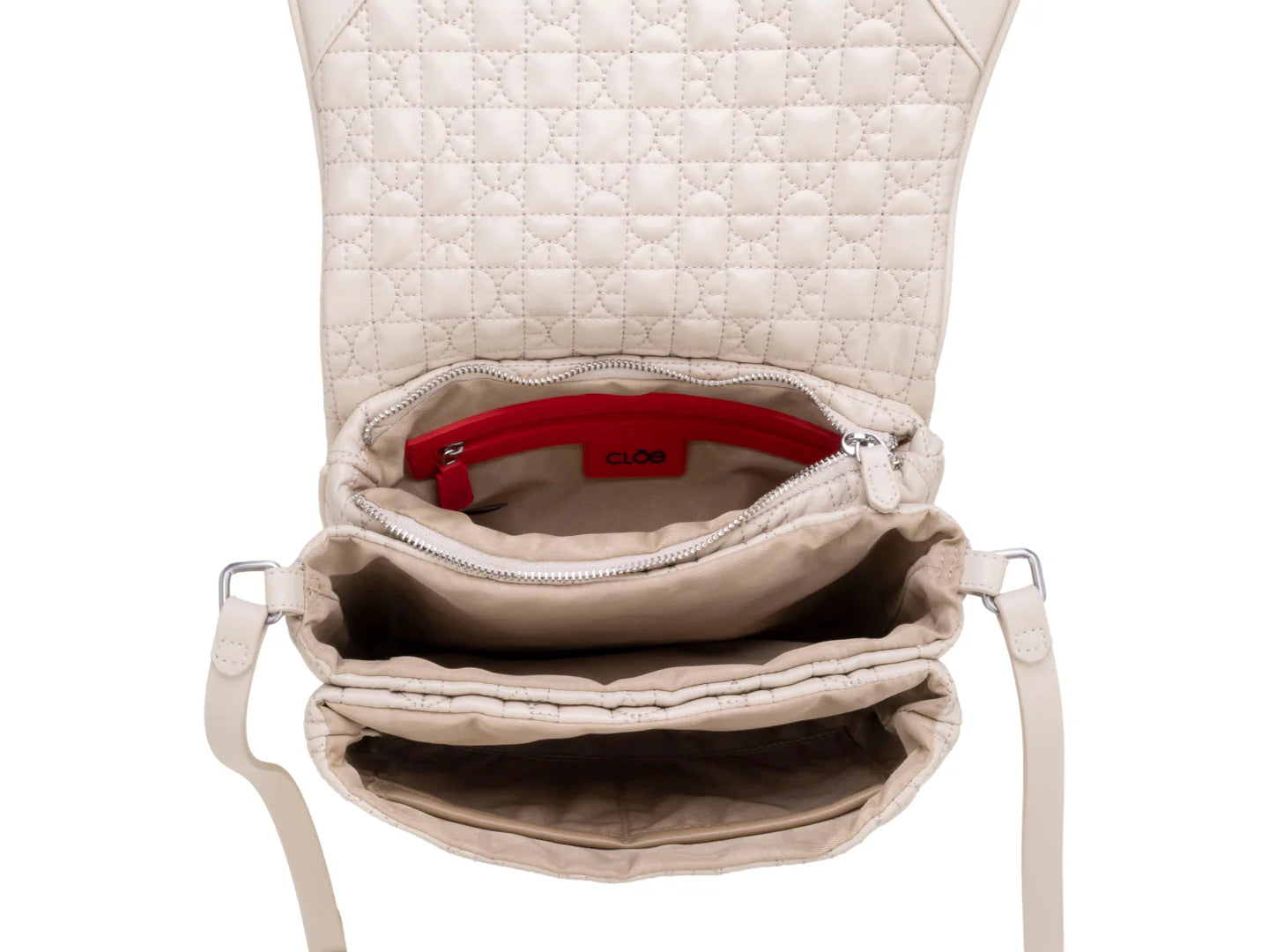 Bolsa Cloe Beige para Mujer