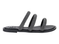 Sandalias Luna Rosa Negro Plata para Mujer