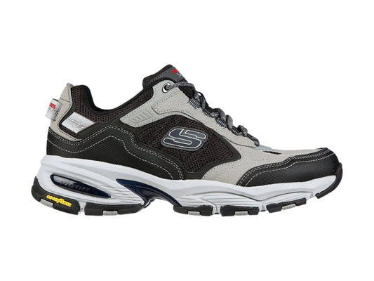 Tenis Skechers Vigor 30 Gris y Negro para Hombre
