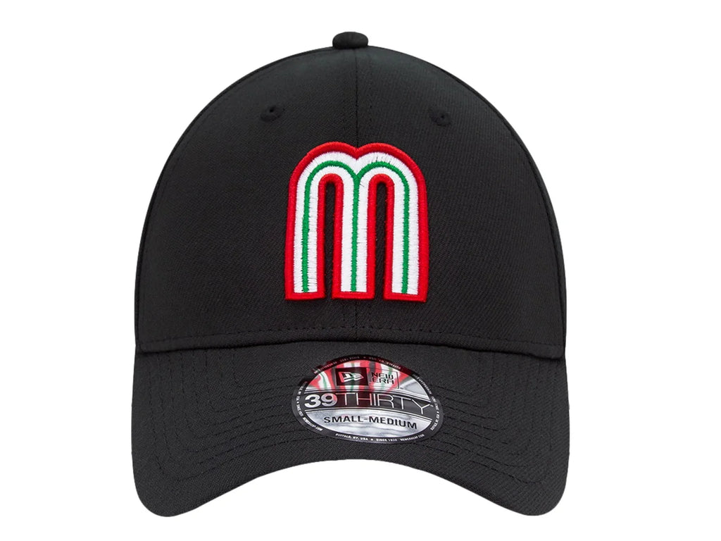 Gorra New Era 39Thirty Mexico Color Negro para Hombre
