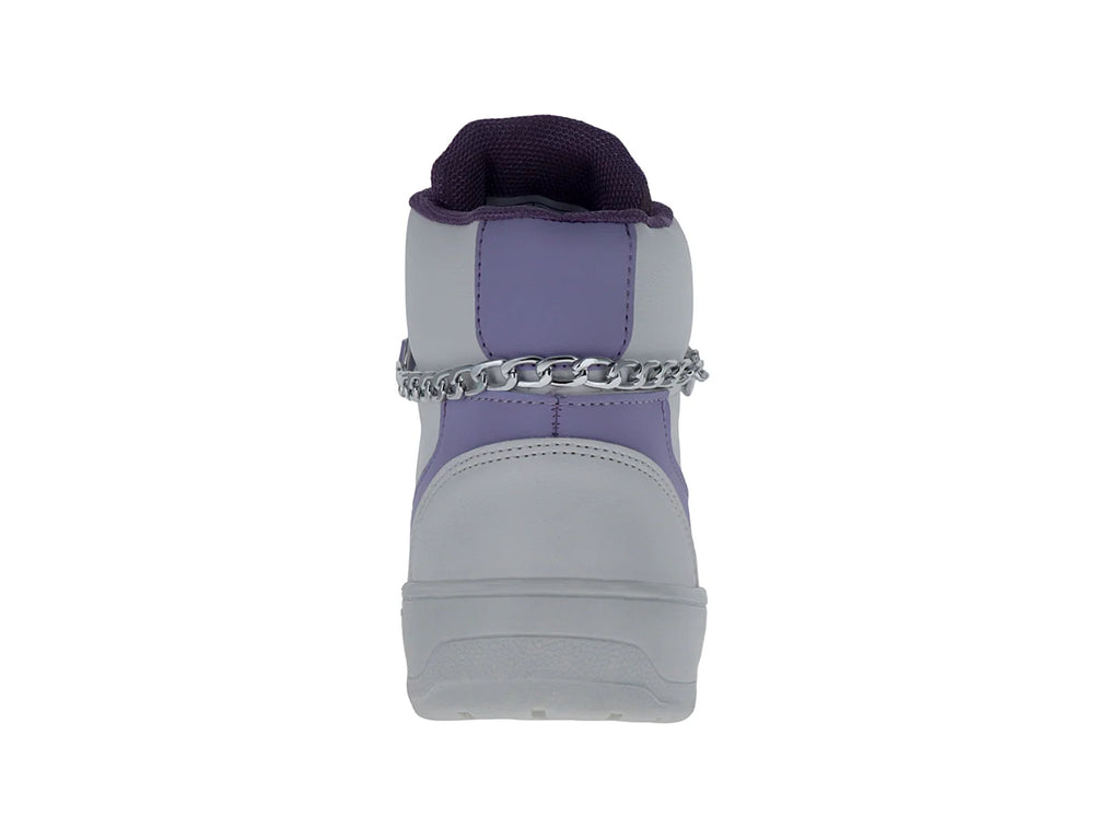 Tenis Botín Tropicana para Niña Color Blanco y Morado