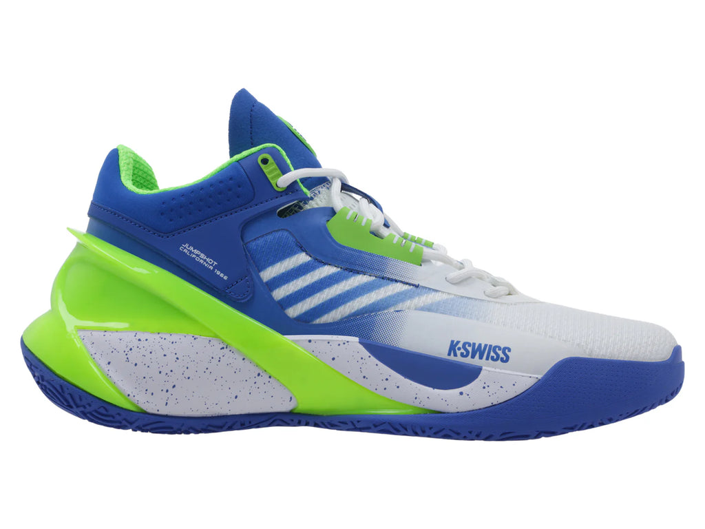 Tenis K Swiss Jumpshot Negro y Blanco para Hombre