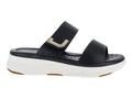 Hispana Sandalias Slide Negro para Mujer