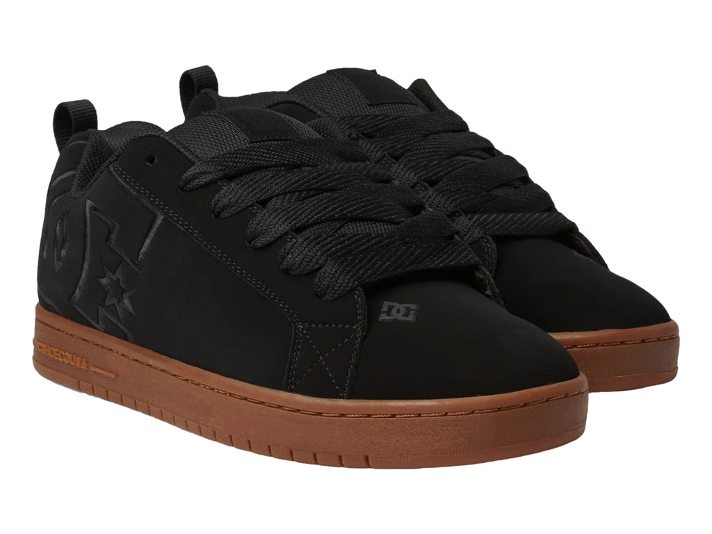 Tenis DC Shoes Court Graffik Negros para Hombre