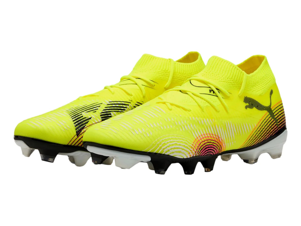 Tenis Taquetes PUMA Future 8 Match Amarillo para Hombre