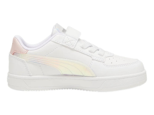Tenis PUMA Caven 20 Holo Blanco y Malva para Niña