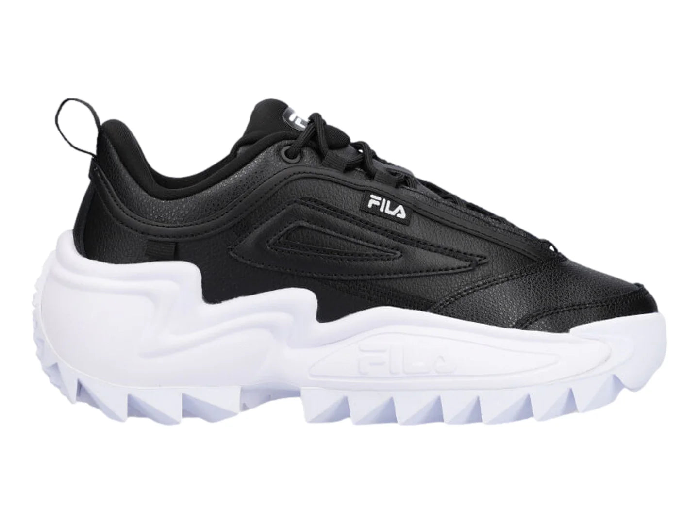 Tenis FILA Twister Negro y Blanco para Mujer