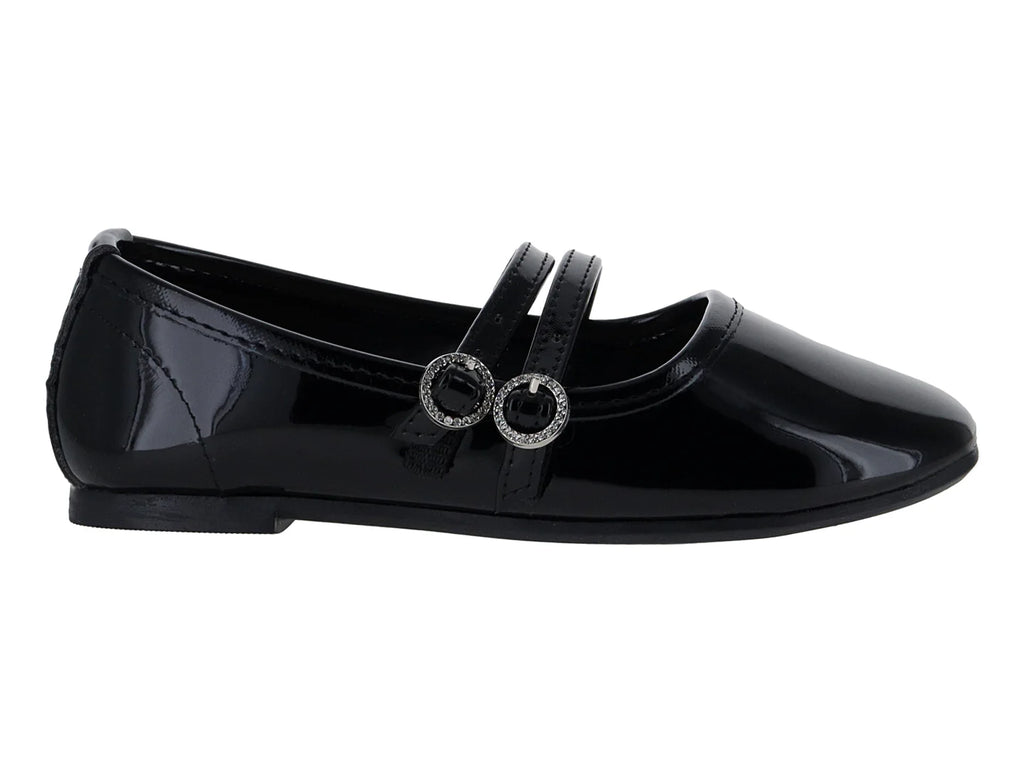 Ballerinas Roze Negro de Charol para Niña