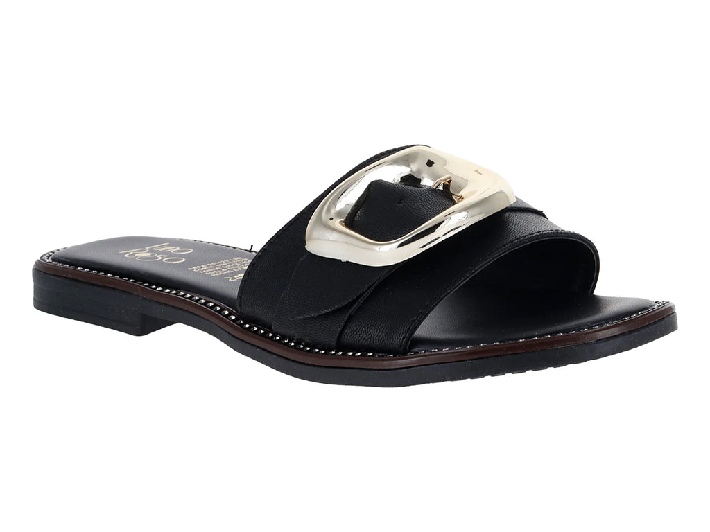 Sandalias Luna Rosa Negro para Mujer