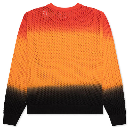 Pigment Dyed Loose Gauge Sweater Lava