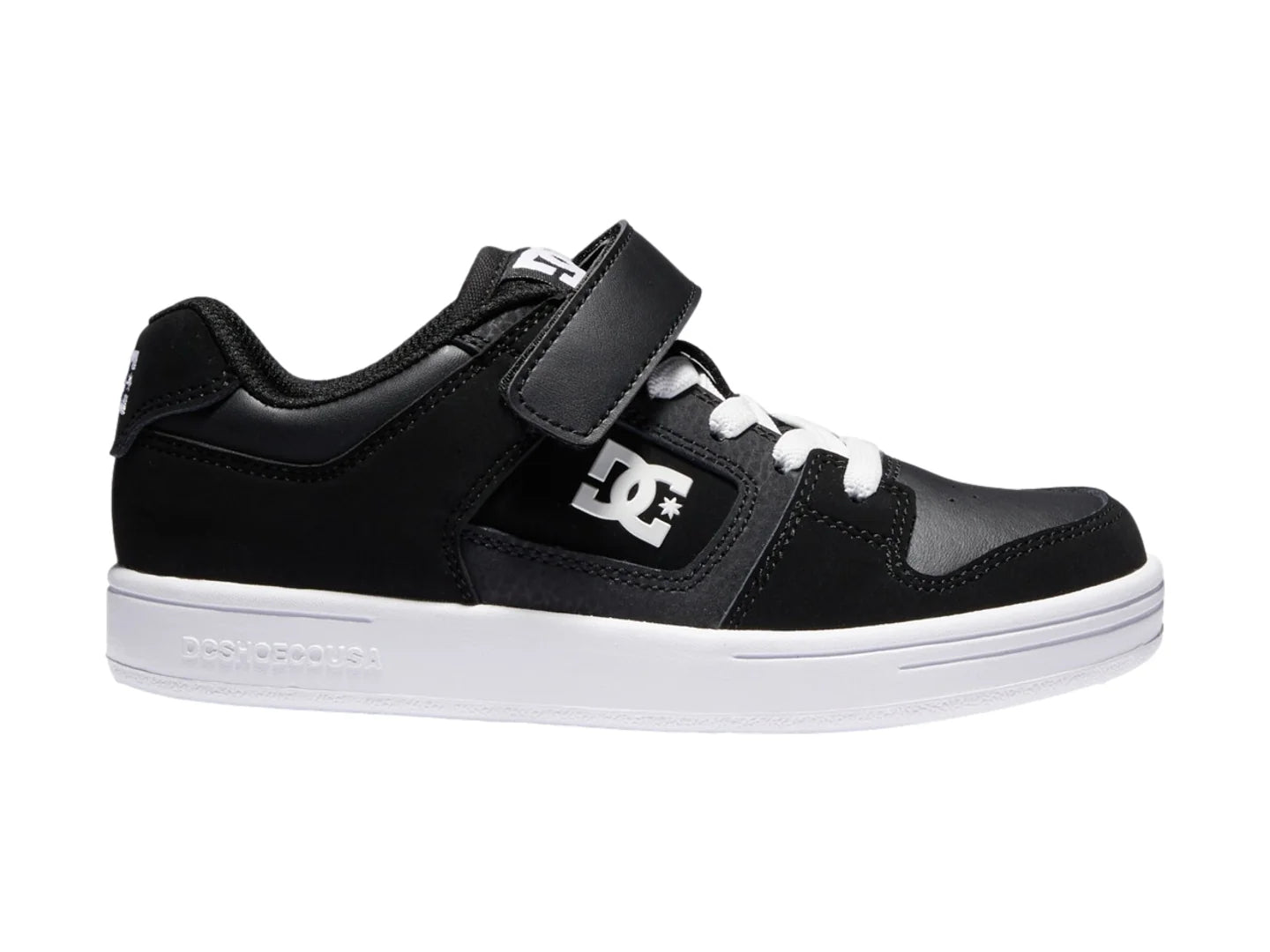 Tenis DC Shoes Manteca 4 V Negro Blanco para Niño