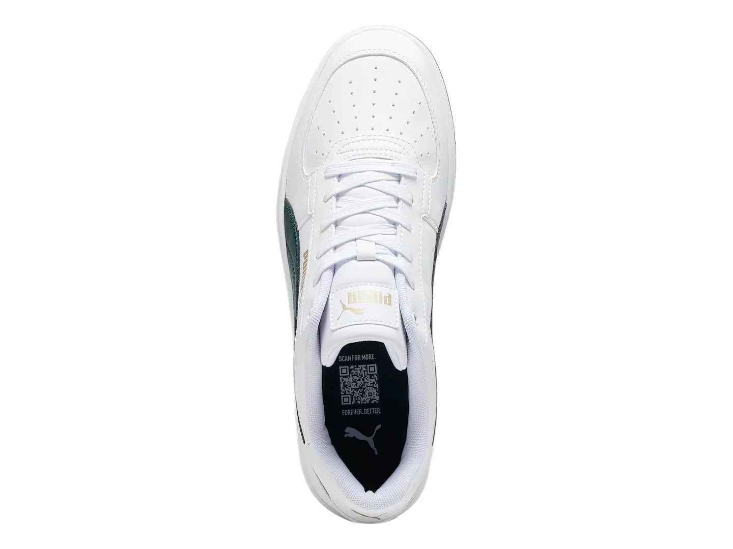 Tenis PUMA Caven 20 Blanco y Verde para Hombre