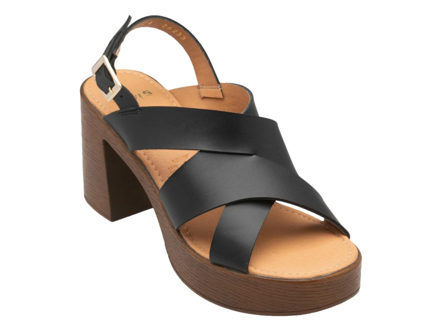 Sandalias Plataforma Levis Negras para Mujer
