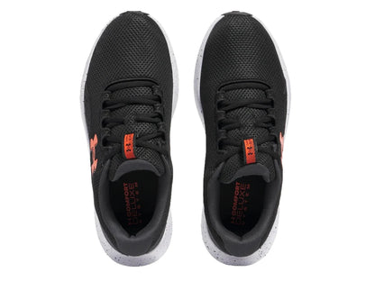 Tenis Under Armour Charged Surge 4 Negro y Naranja para Hombre