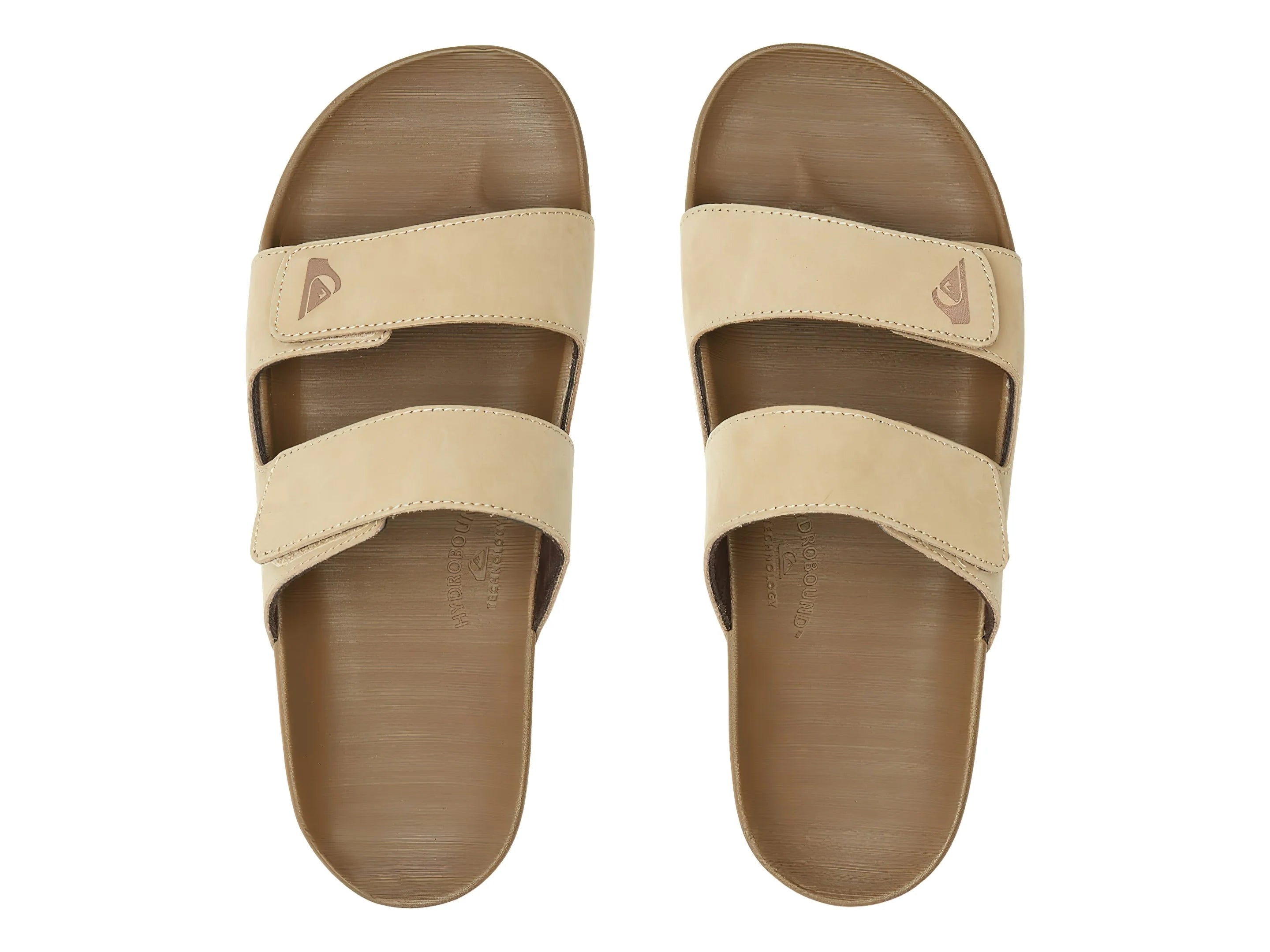 Sandalias Quiksilver Rivi Leather Double Café para Hombre