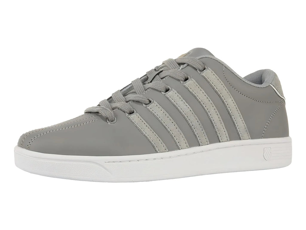 Tenis K Swiss Court Pro II Gris y Blanco para Hombre