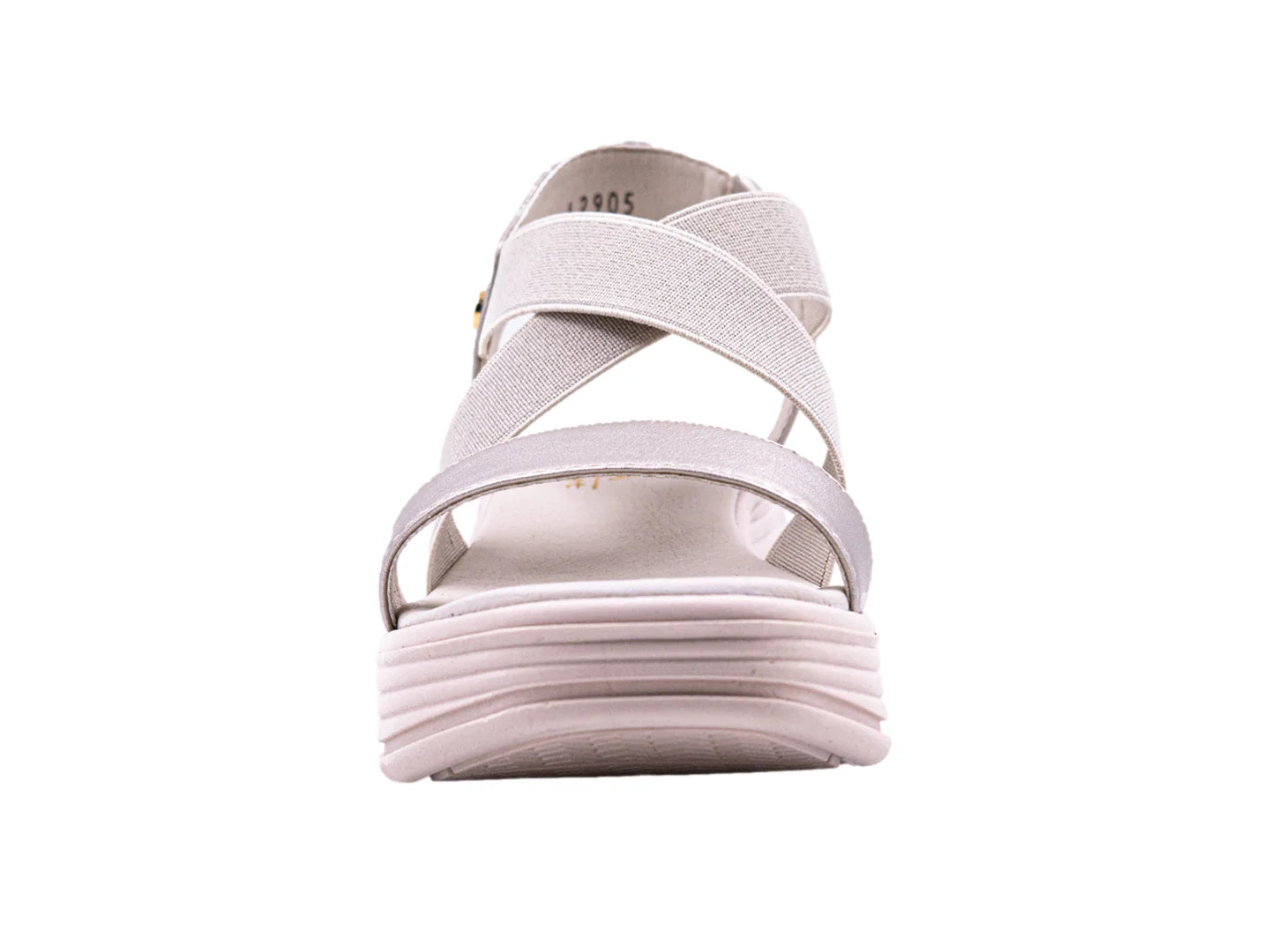 Sandalias Hispana Plata Metálicas para Mujer