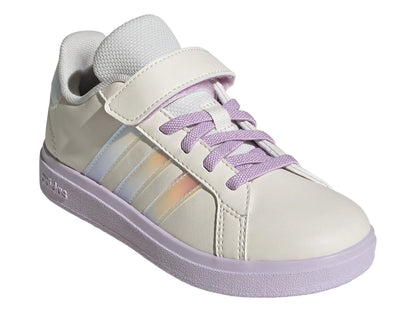 Tenis Adidas Grand Court 20 Blanco y Lila para Niña