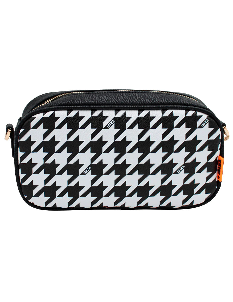 Bolsa de Hombro Jaime Ibiza Pata de Gallo Multicolor para Mujer