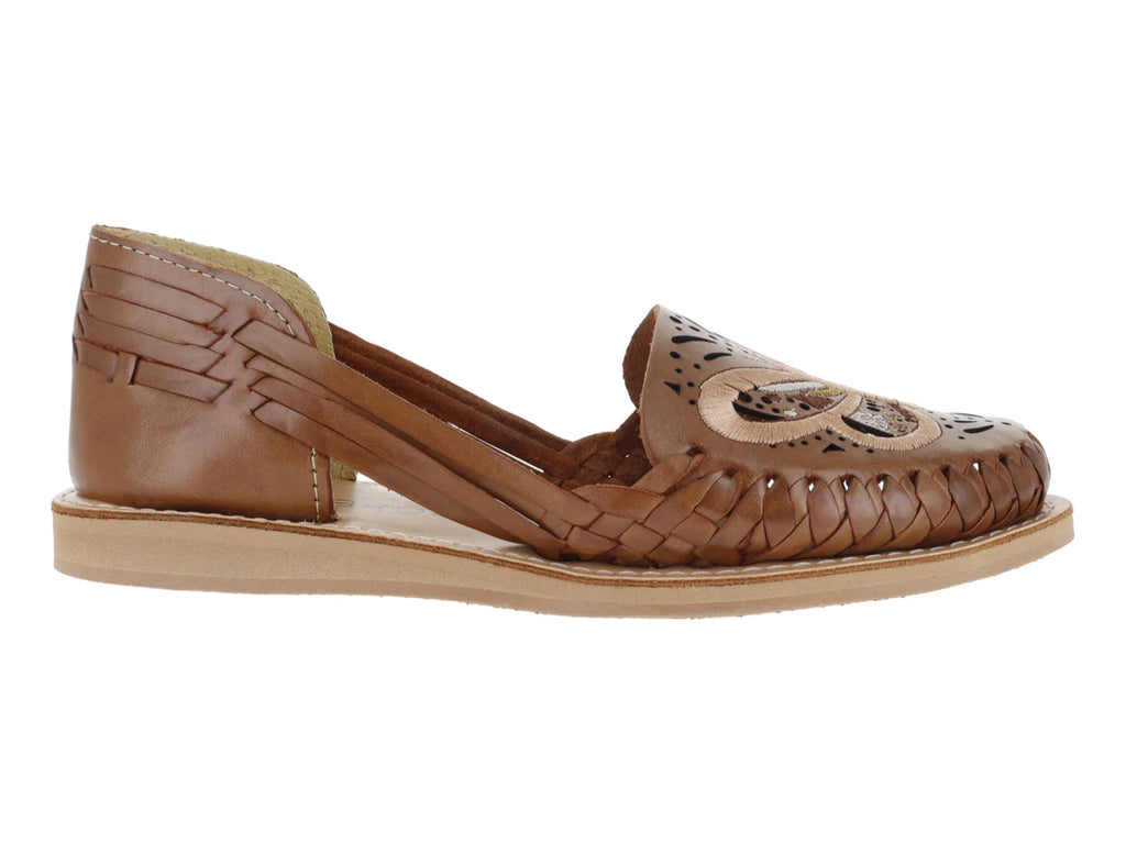 Sandalias Huaraches Roze Color Nuez para Mujer