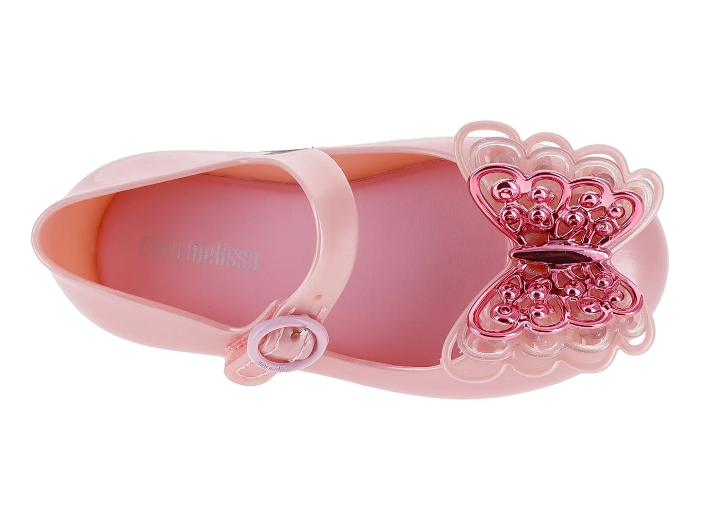 Zapatos Mini Melissa Sweet Love Fly II Rosa Perlado para Niña
