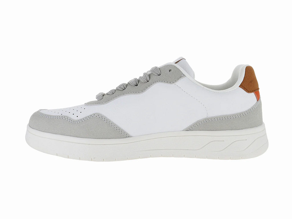 Tenis Victoria Blanco y Café para Mujer