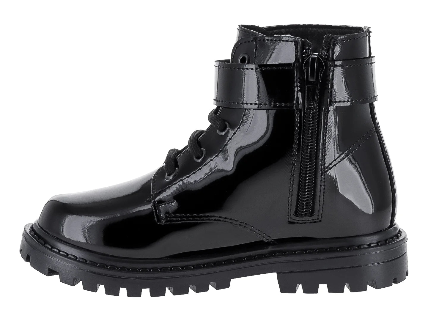 Botas LIA de Charol Negro para Niña