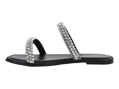 Sandalias Luna Rosa Negro para Mujer