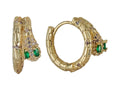 Aretes Huggies Serpiente Unlimited Dorado para Mujer