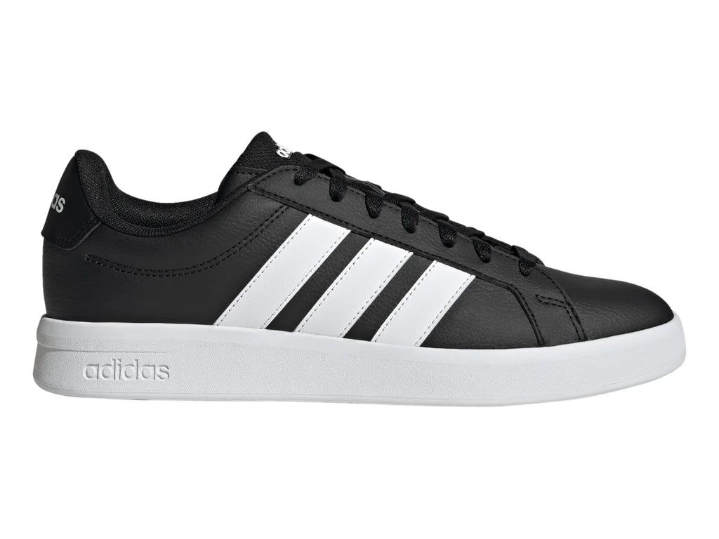 Tenis Adidas Grand Court Base 30 Negro y Blanco para Hombre