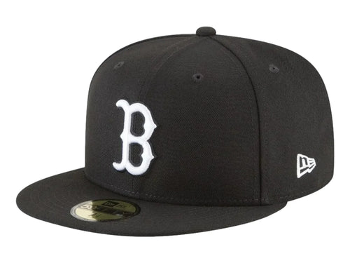 Gorra New Era Boston Red Sox Negro y Blanco para Hombre