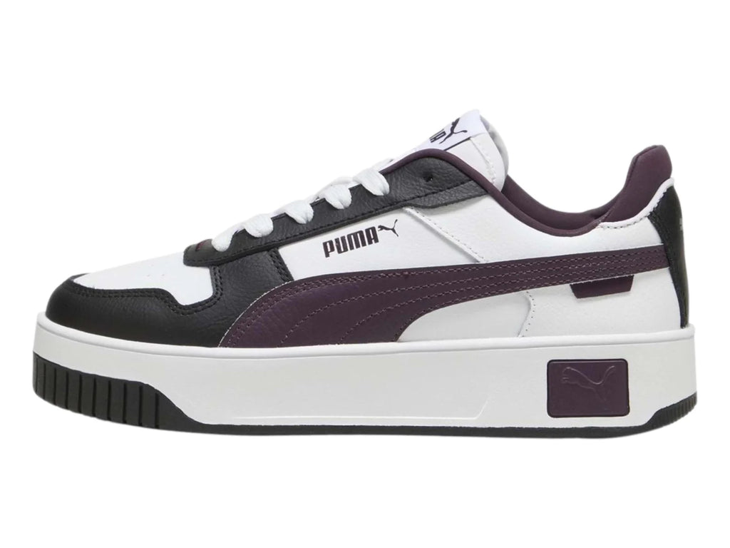 Tenis PUMA Carina Street Blanco y Morado para Mujer