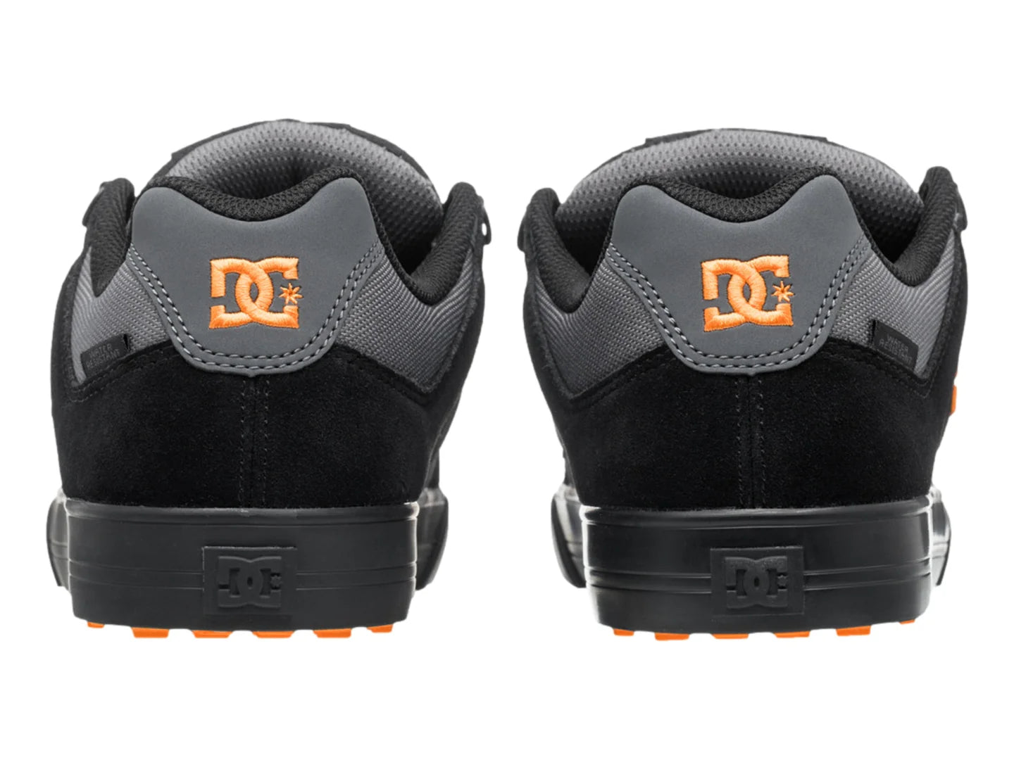 Tenis DC Shoes Pure WNT Gris Negro y Naranja para Hombre