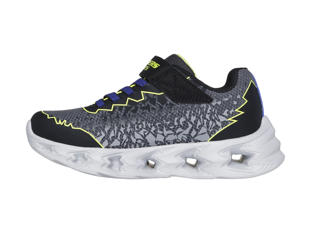 Tenis Skechers Vortex 20 Negro y Amarillo para Niño
