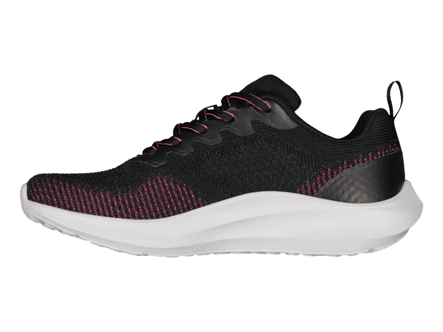 Tenis Charly Negro con Fucsia para Mujer