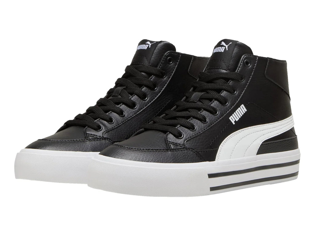 Tenis PUMA Court Classic Vulc Mid Negro para Hombre