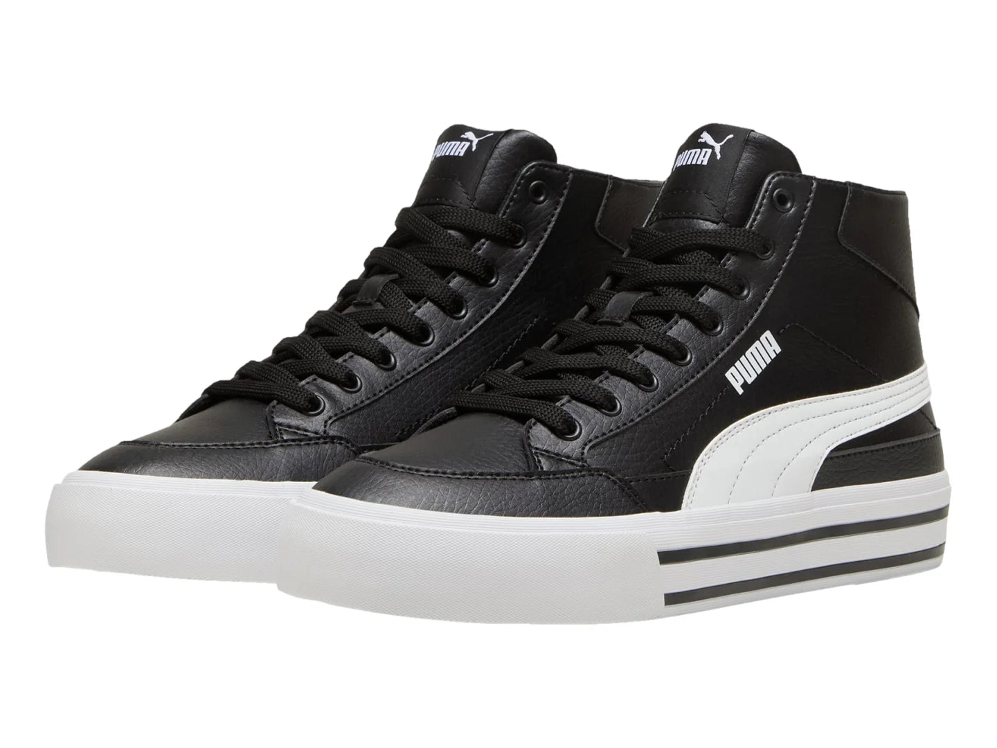 Tenis PUMA Court Classic Vulc Mid Negro para Hombre