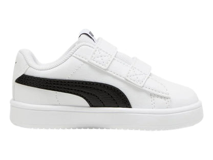 Tenis Puma Rickie Classic V Blanco y Negro para Niño
