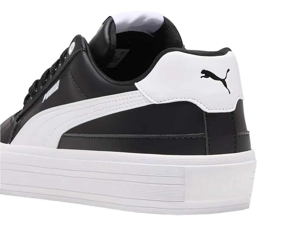 Tenis PUMA Court Classic Vulc Negro y Blanco para Hombre