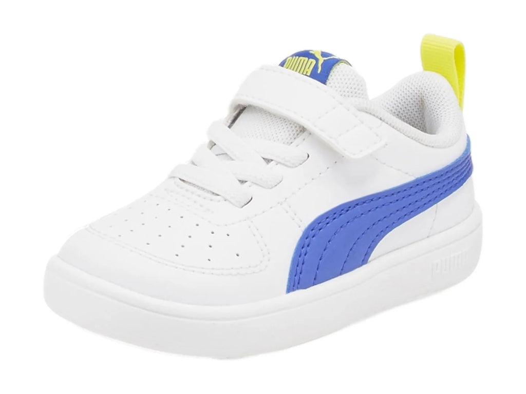 Tenis PUMA Rickie AC Blanco y Azul para Niño