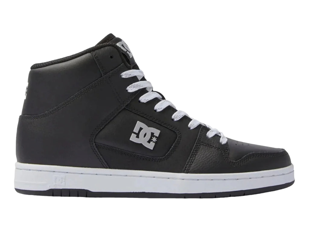 Tenis DC Shoes Manteca 4 Hi Negro y Plata para Mujer
