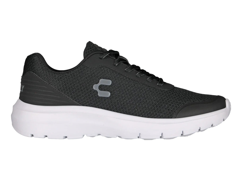 Tenis Charly Road Casual Negro y Blanco para Hombre